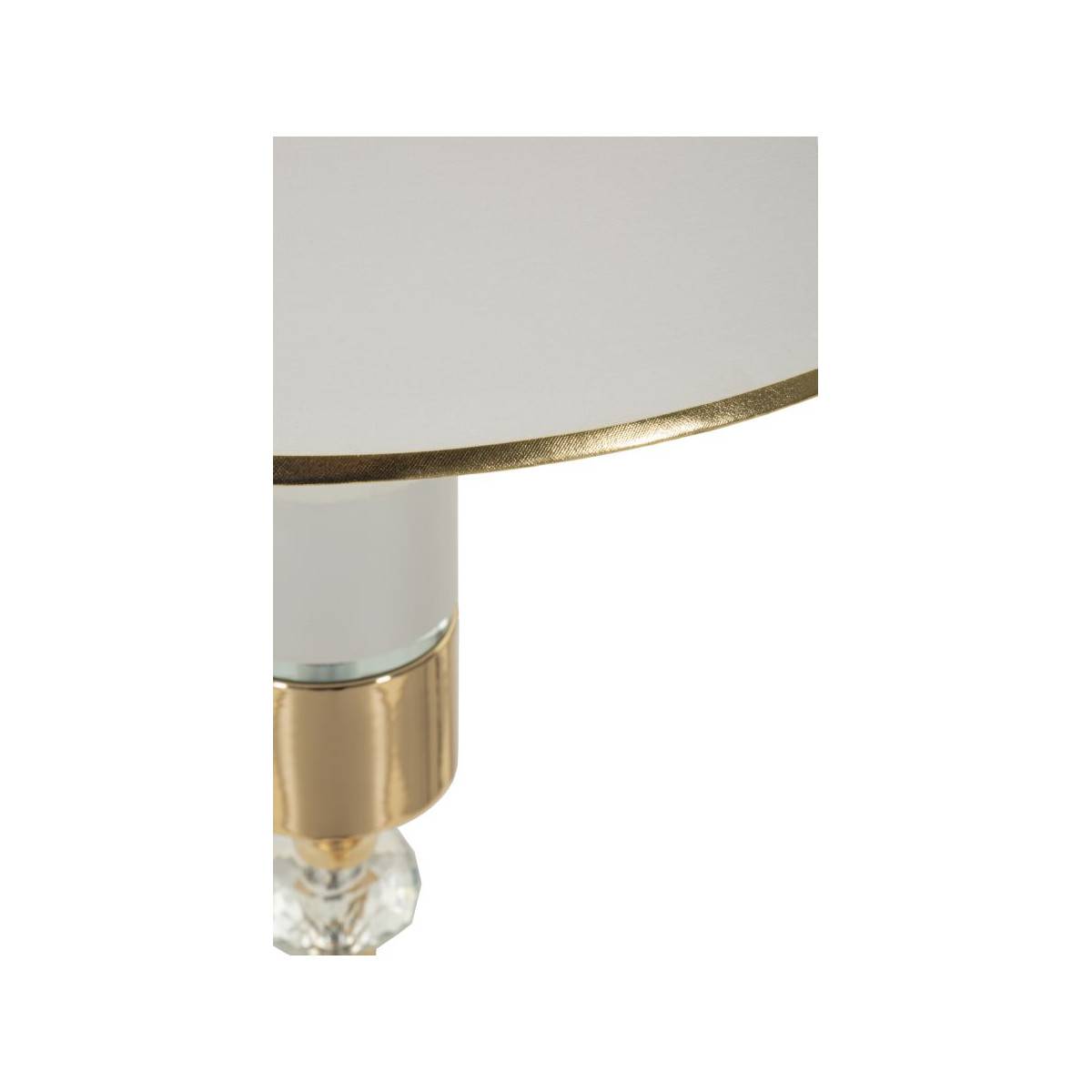 Paris Prix - Lampadaire Design "Gipsy" 160cm Or & Blanc - Image 4