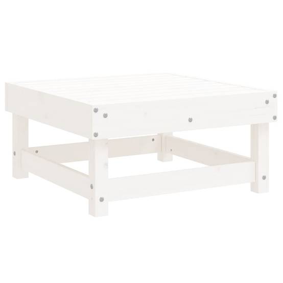 Vidaxl - Salon de jardin 6 pcs Blanc Bois de pin massif vidaXL 3186306 - Image 6