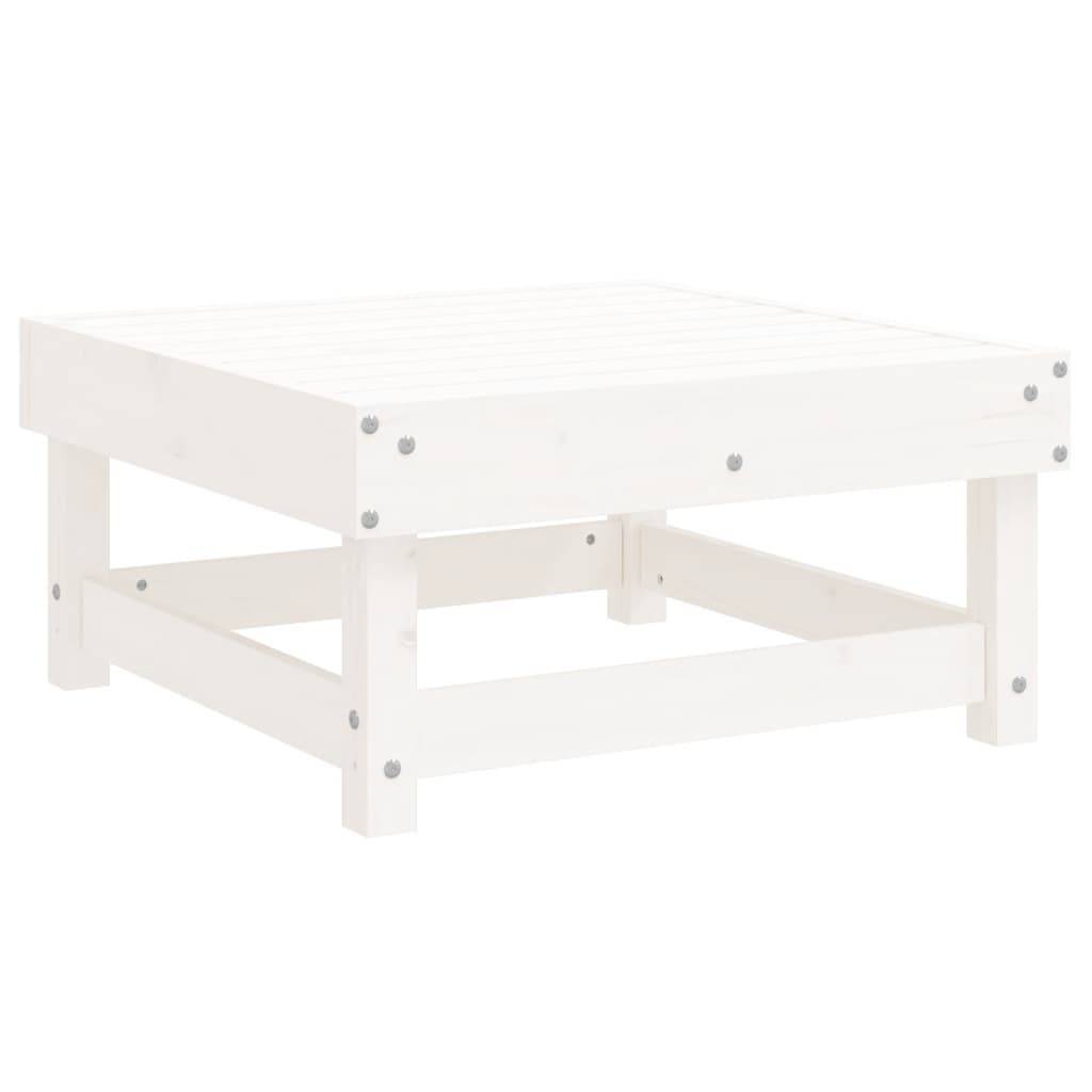 Vidaxl - Salon de jardin 6 pcs Blanc Bois de pin massif vidaXL 3186306 - Image 6