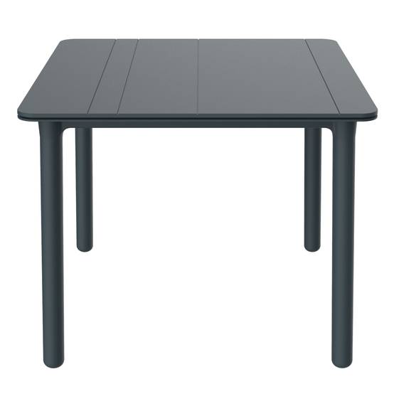 Table carrée extérieure 90x90 gris foncé - gris foncé NOA garbar - Image 1