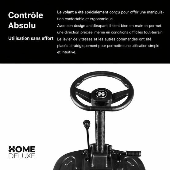 Home Deluxe - Tondeuse à gazon autoportée HOME DELUXE Reaper - moteur 4,5 kW (6,5 CV) - panier de 150 litres - Home Deluxe - Image 6