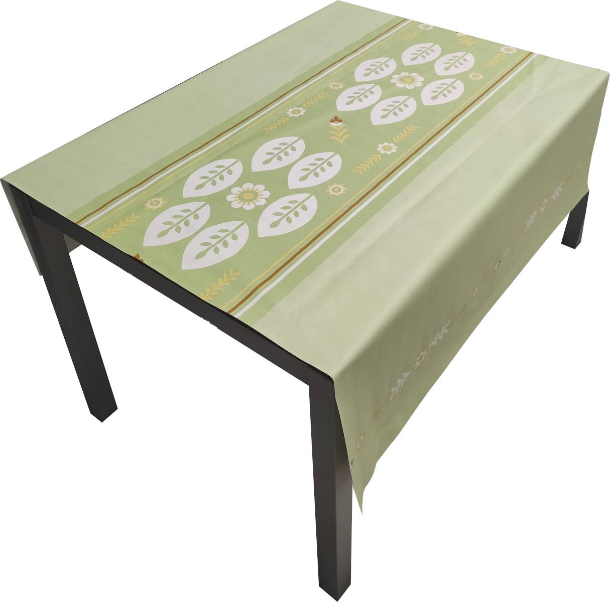 Nappe Composition PVC Base Polyester Anti-taches Mosaïque Hoja Taille 140X200 CM - Image 1