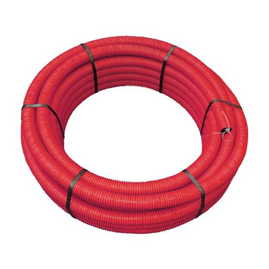 Jardibric - Gaine annelées Jardibric PE Polyéthylène Rouge Pour Electricité Ø 63 mm x 25 mètres - Image 1