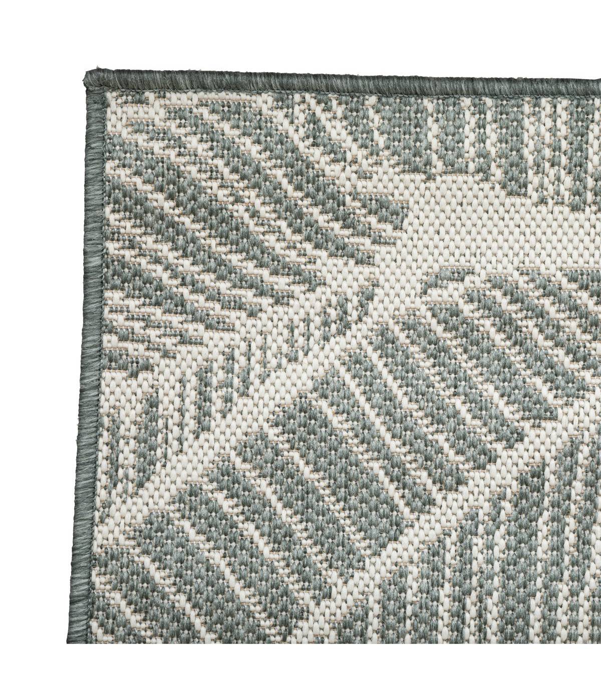 Tapis décoratif Vert pour extérieur ou intérieur en polypropylène 150 x 230 cm - Image 2