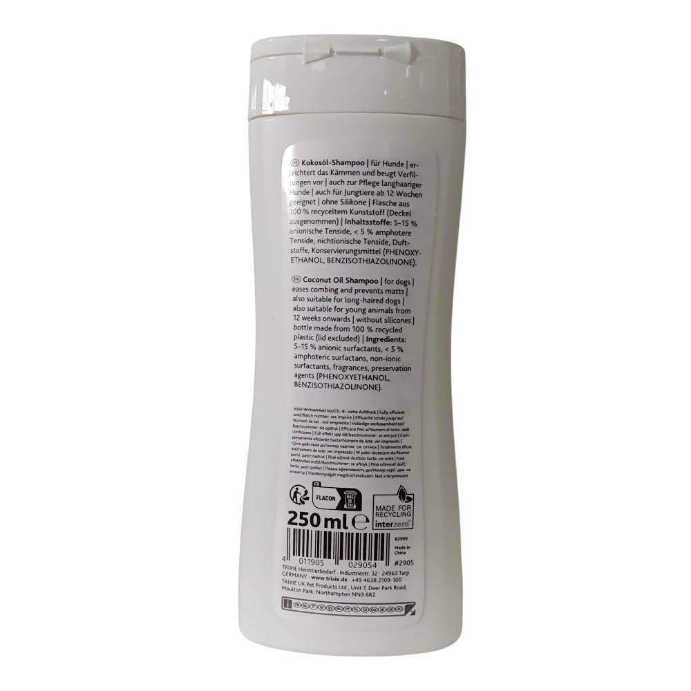 Trixie - Shampoing à l'huile de coco 250 ml pour chien - Image 3
