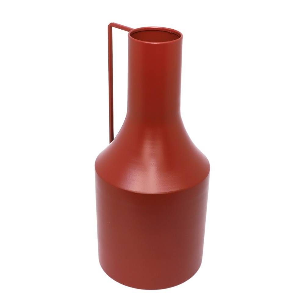Chemin De Campagne - Vase en métal rouge Ø15 x 33 cm Chemin de campagne - Image 1