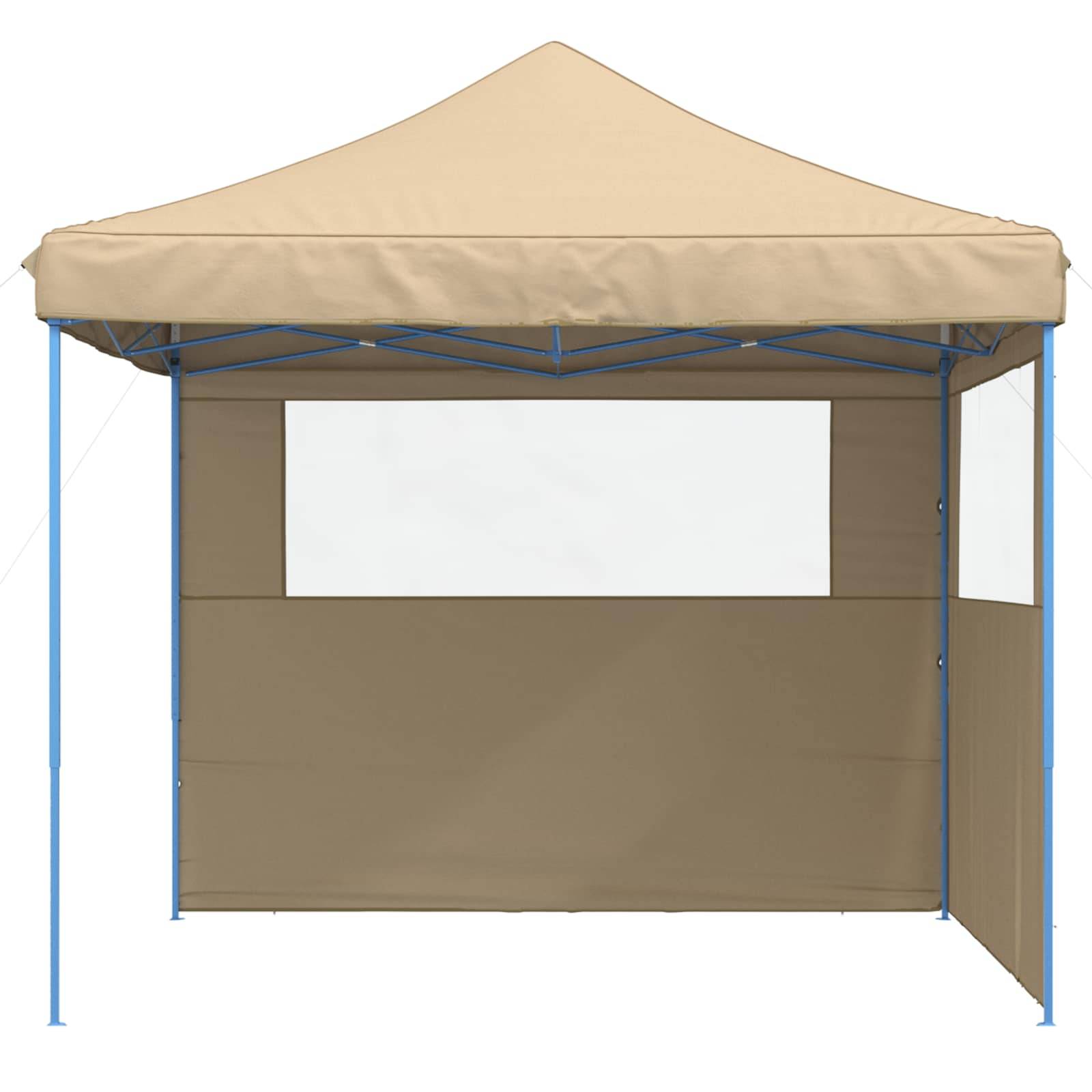 ComfortXL - Tonnelle pliante carrée Oxford jardin abri soleil pluie 3x3m beige - ComfortXL Outdoor Living - Image 3
