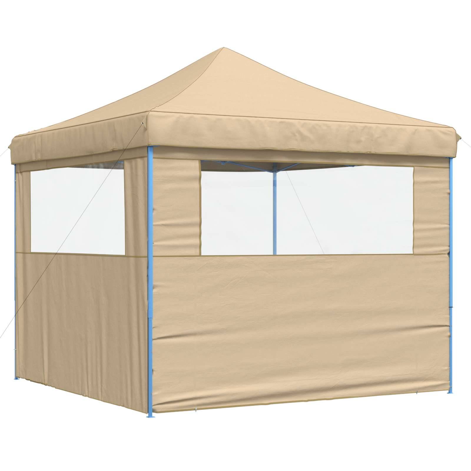 ComfortXL - Tonnelle pliante carrée Oxford jardin abri soleil pluie 3x3m beige - ComfortXL Outdoor Living - Image 6