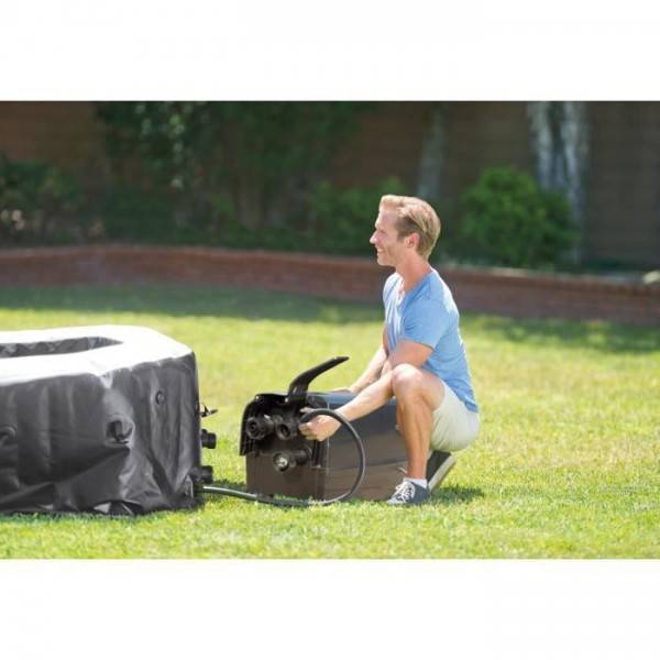 Intex - Spa gonflable INTEX - Carbone - 201 x 71 cm - 4 places - Octogonal - 28458EX - Image 5