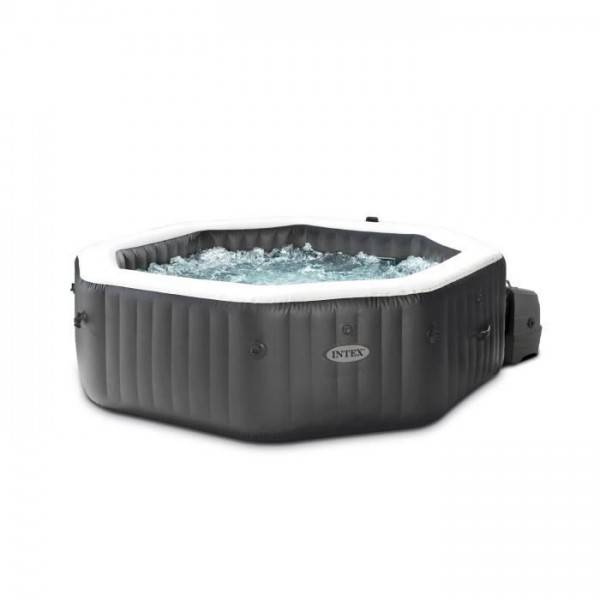 Intex - Spa gonflable INTEX - Carbone - 201 x 71 cm - 4 places - Octogonal - 28458EX - Image 1