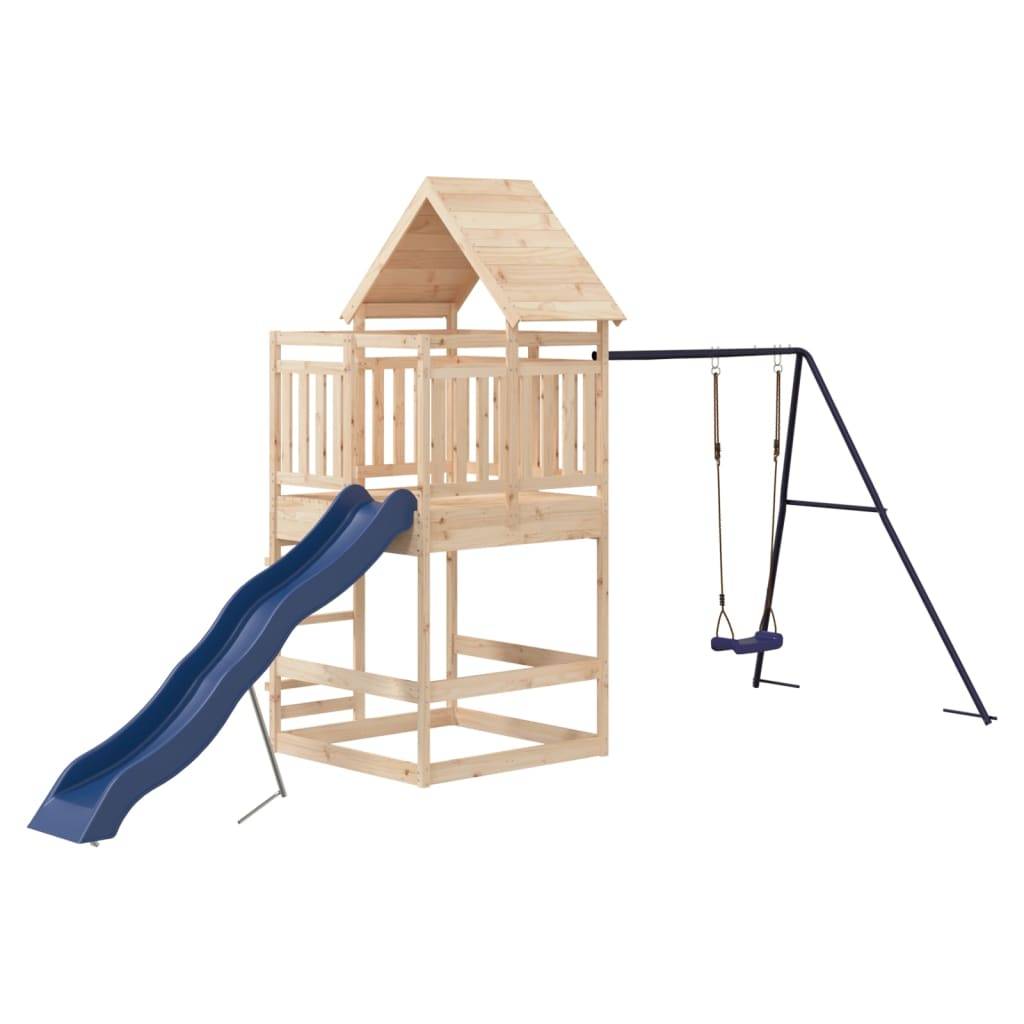 Helloshop26 - Aire de jeux d'extérieur 482 x 206 x 264 cm bois de pin massif - Image 1
