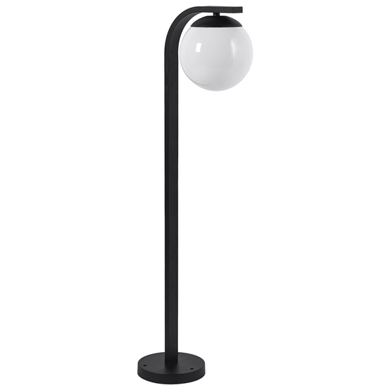 Borne Lumineuse Aluminium Noir KULSI - Beliani - Image 1