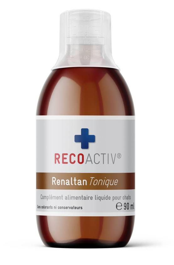 Renaltan Tonique pour chats, 3 x 90 ml, avec liant de phosphate pour réduire l'absorption de phosphate et soutenir la fonction rénale - RECOACTIV® - Image 3
