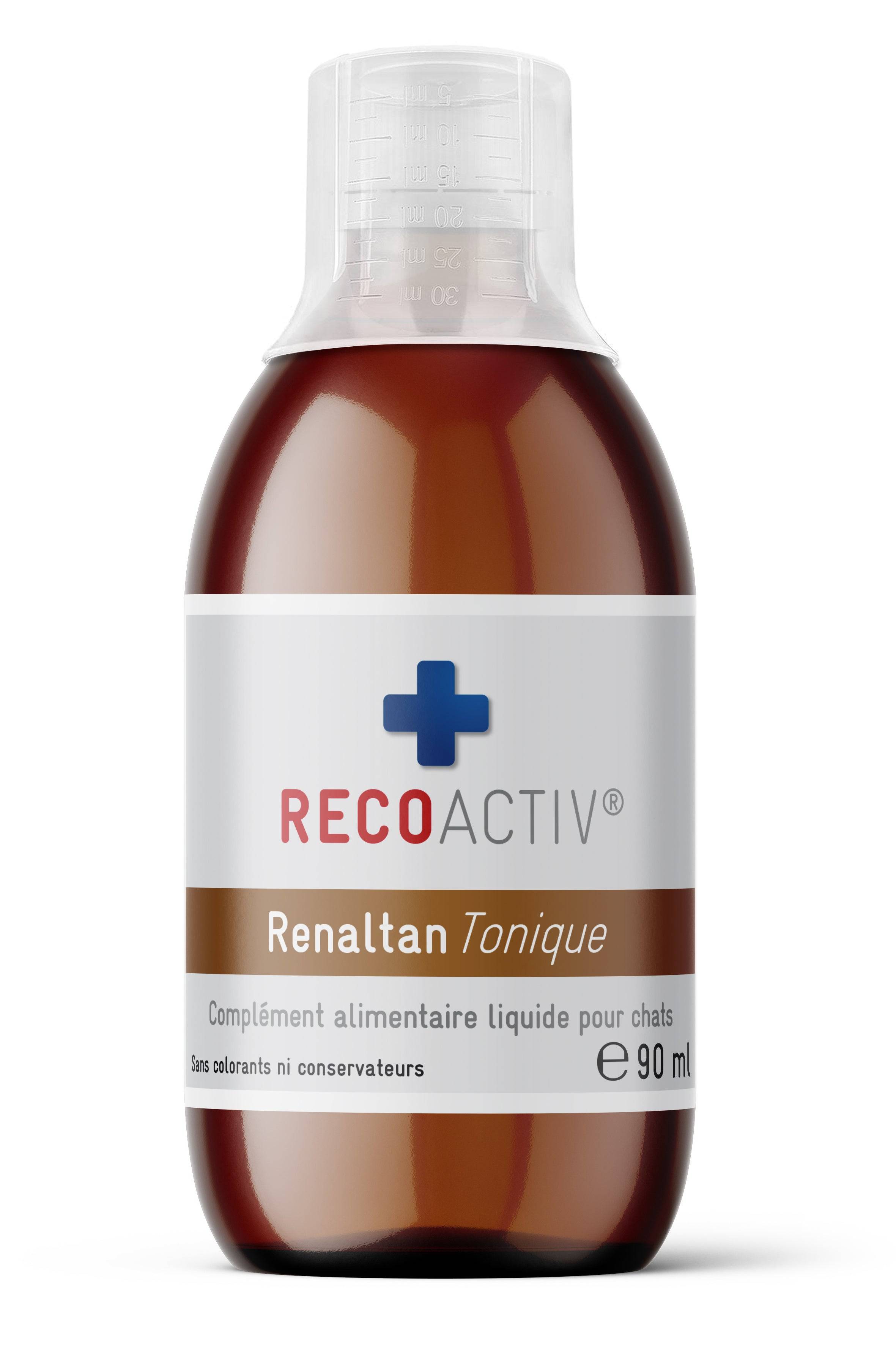 Renaltan Tonique pour chats, 3 x 90 ml, avec liant de phosphate pour réduire l'absorption de phosphate et soutenir la fonction rénale - RECOACTIV® - Image 3