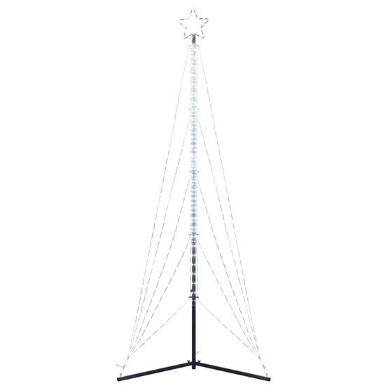 Sapin de Noël | Arbre de Noël à LED 525 LED blanc froid 302 cm Maison Chic - Image 6