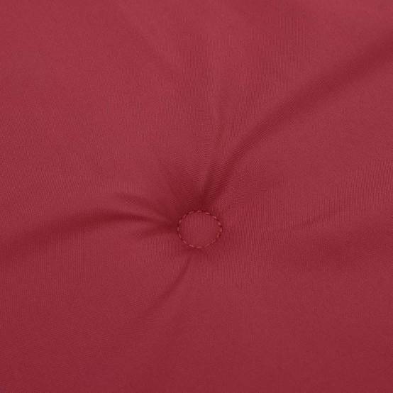 PANGIVO - Coussins de chaise à dossier haut polyester rouge bordeaux 120 x 50 x 3 cm, poids:1.3kg - PANGIVO - Image 8