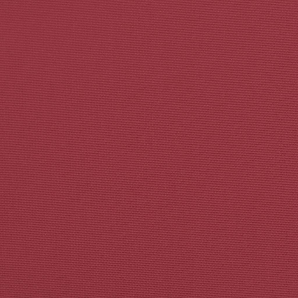 PANGIVO - Coussins de chaise à dossier haut polyester rouge bordeaux 120 x 50 x 3 cm, poids:1.3kg - PANGIVO - Image 9