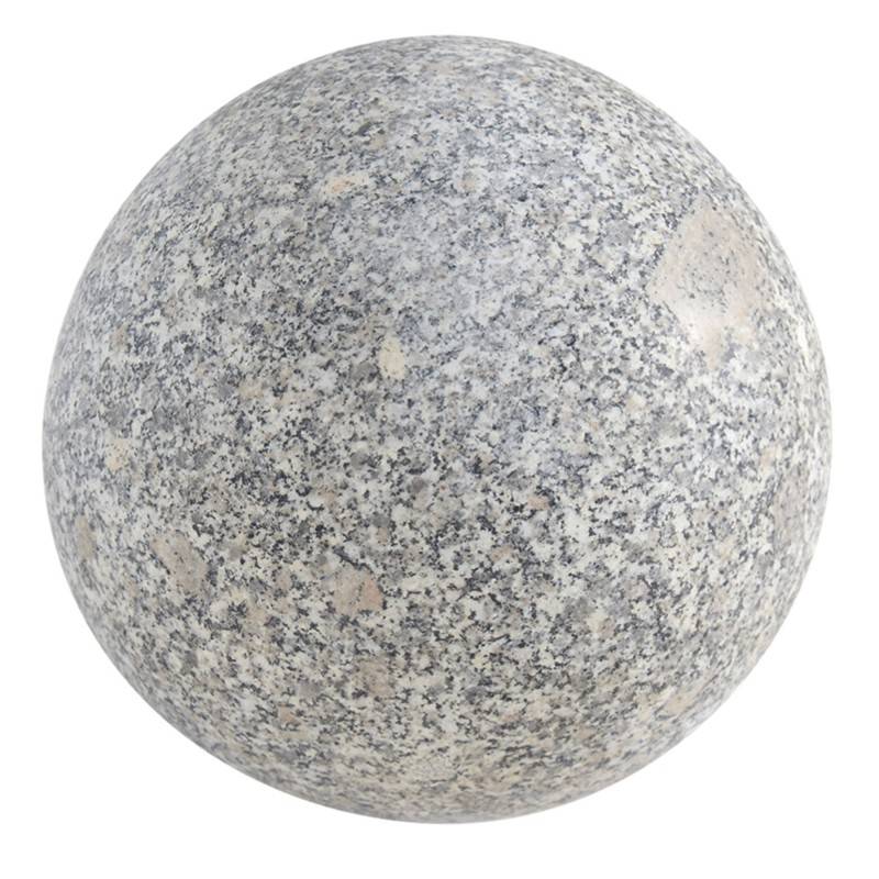 Jardinex - Boule déco jardin granit (grand format) - Gris clair 30 cm - Jardinex - Image 3
