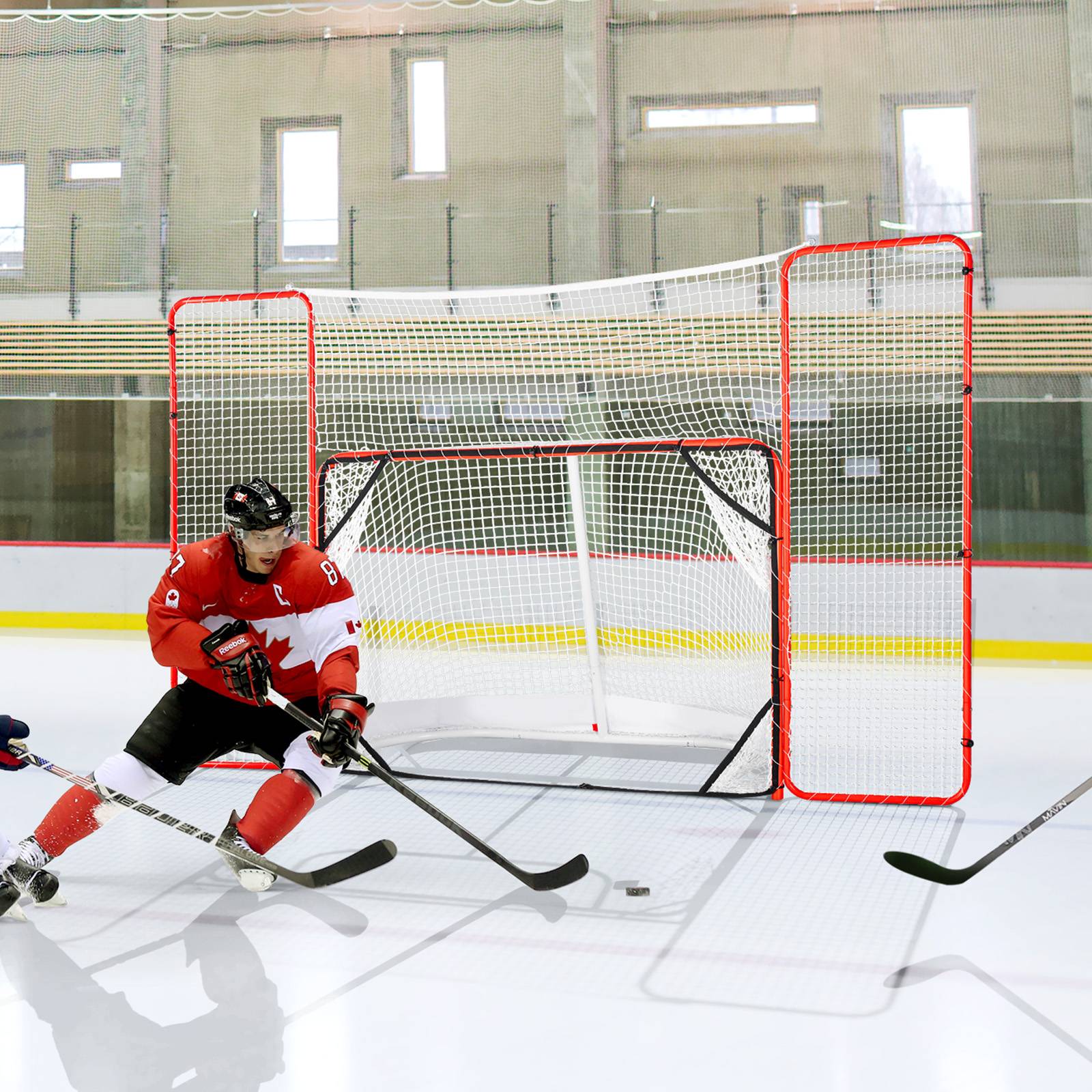Vevor - VEVOR But hockey acier, 72 pouces. Cibles, filet, portable. Intérieur/extérieur, entraînement. - Image 8