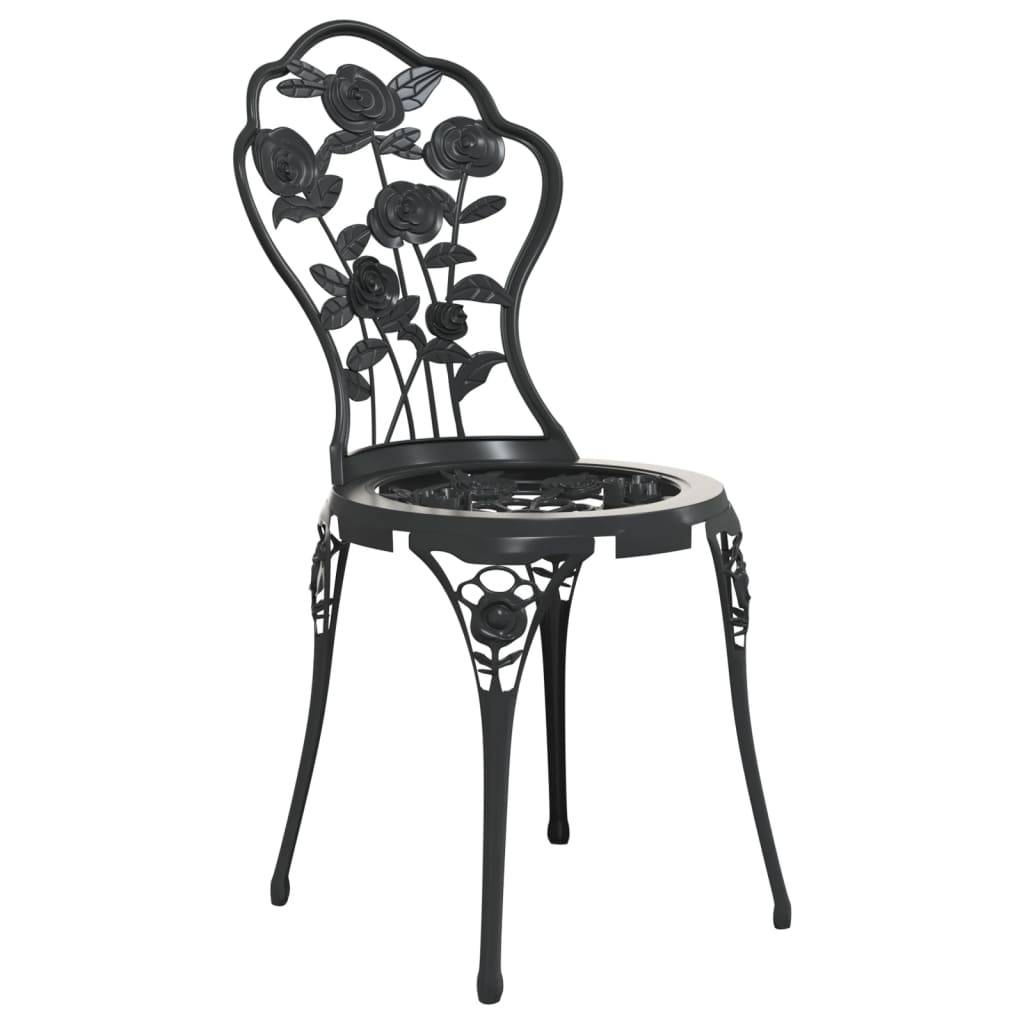 Vidaxl - Ensemble de bistro 3 pcs Aluminium coulé Noir vidaXL 317739 - Image 6