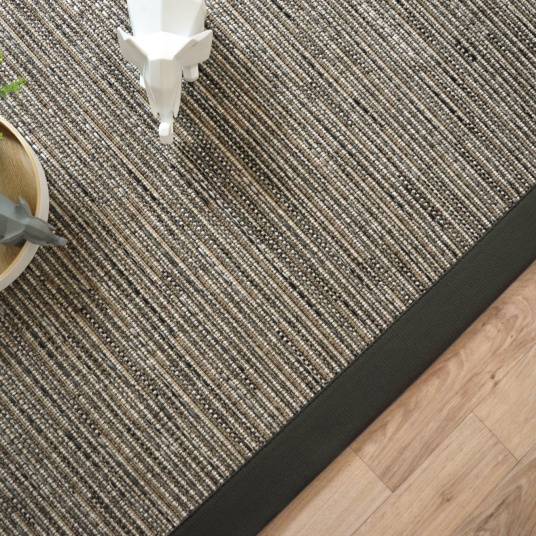 Decoweb - Tapis intérieur / extérieur - Bornéo silver - Ganse anthracite - 200 x 290 cm - Decoweb - Image 2