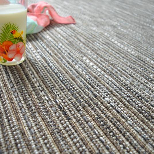 Decoweb - Tapis intérieur / extérieur - Bornéo silver - Ganse anthracite - 200 x 290 cm - Decoweb - Image 6
