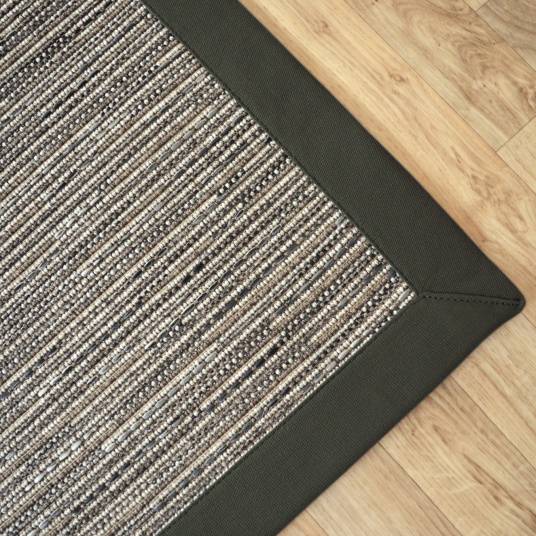 Decoweb - Tapis intérieur / extérieur - Bornéo silver - Ganse anthracite - 200 x 290 cm - Decoweb - Image 4