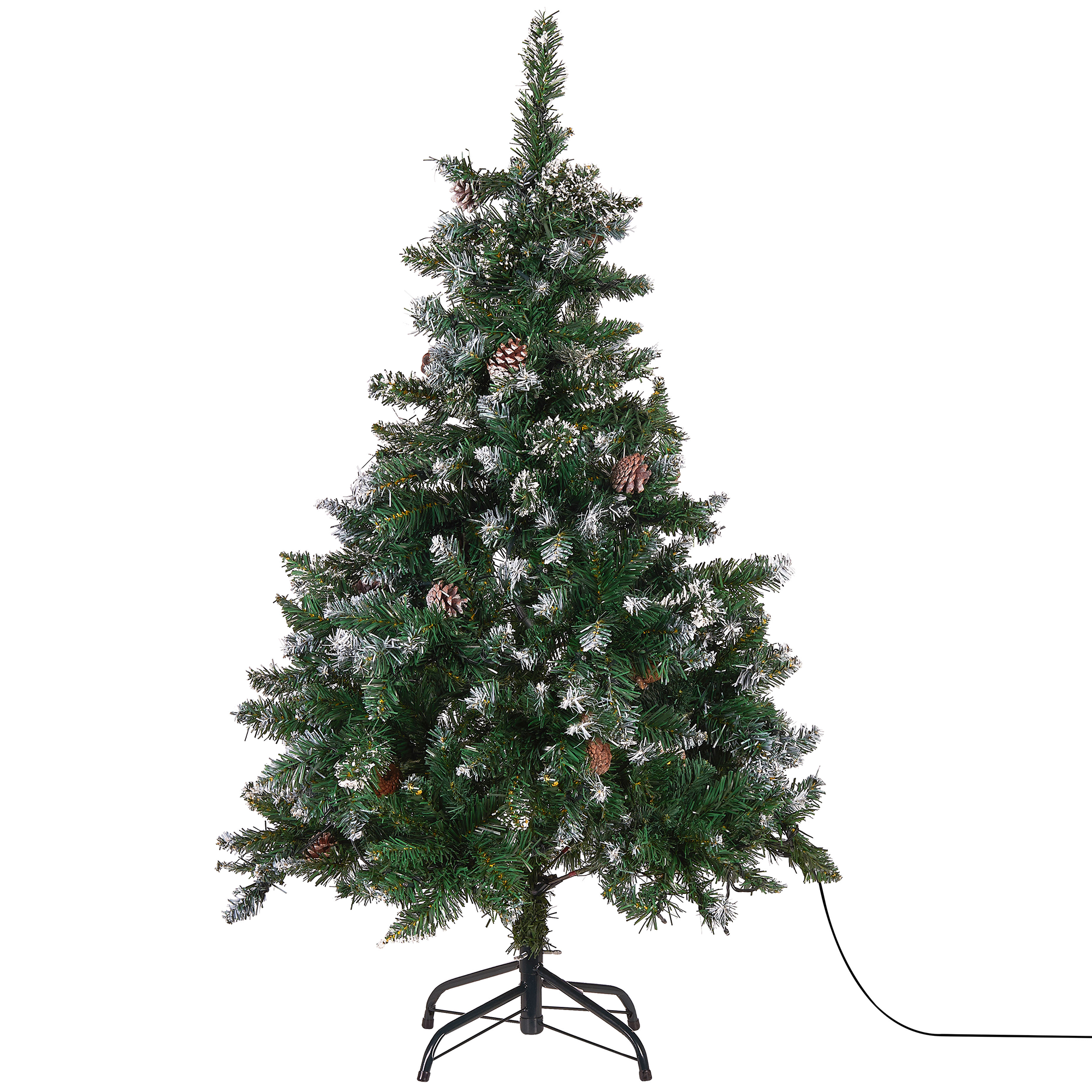 Beliani - Sapin de Noël PVC Vert foncé PALOMAR - 85x85x120- Beliani - Image 6