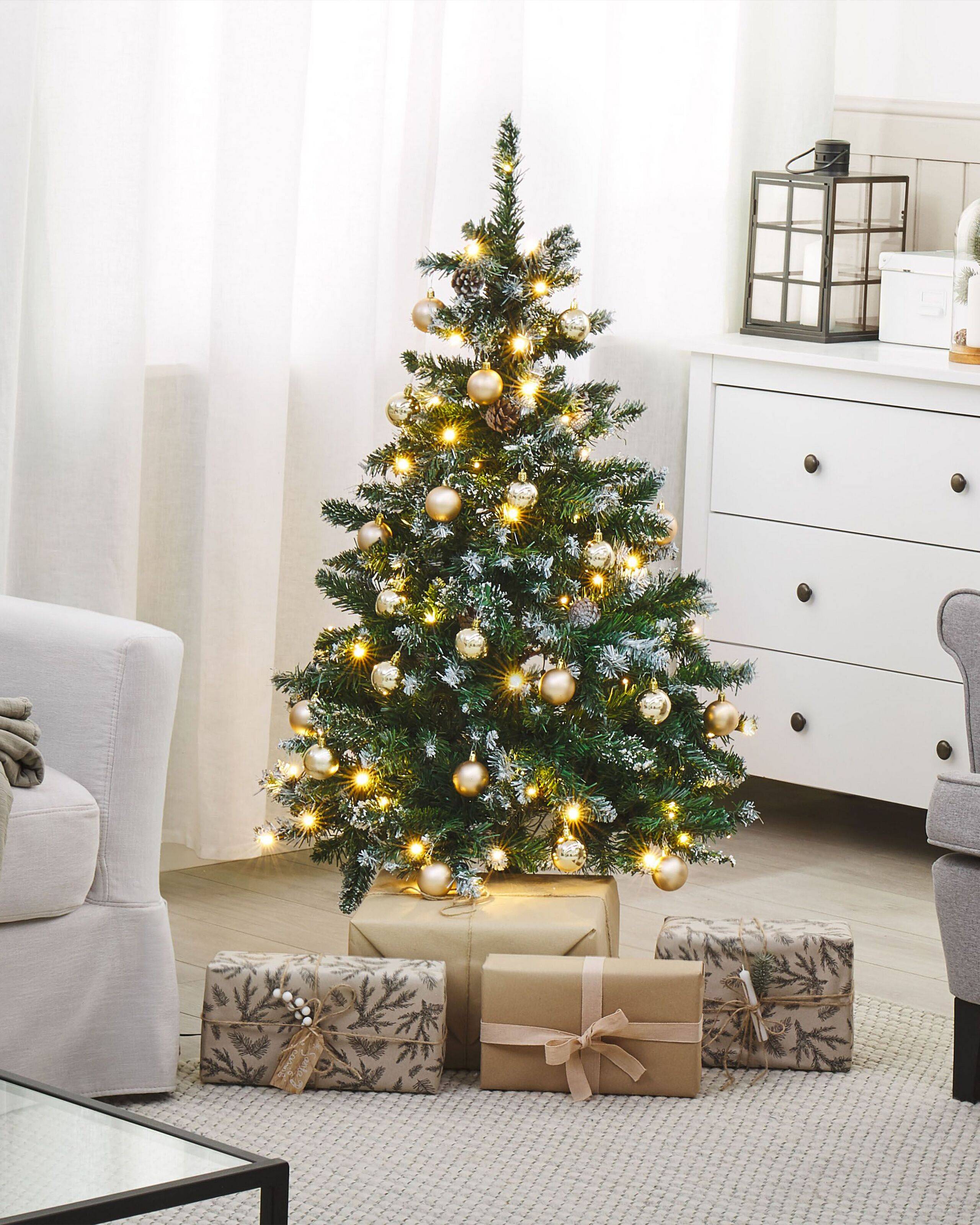 Beliani - Sapin de Noël PVC Vert foncé PALOMAR - 85x85x120- Beliani - Image 1