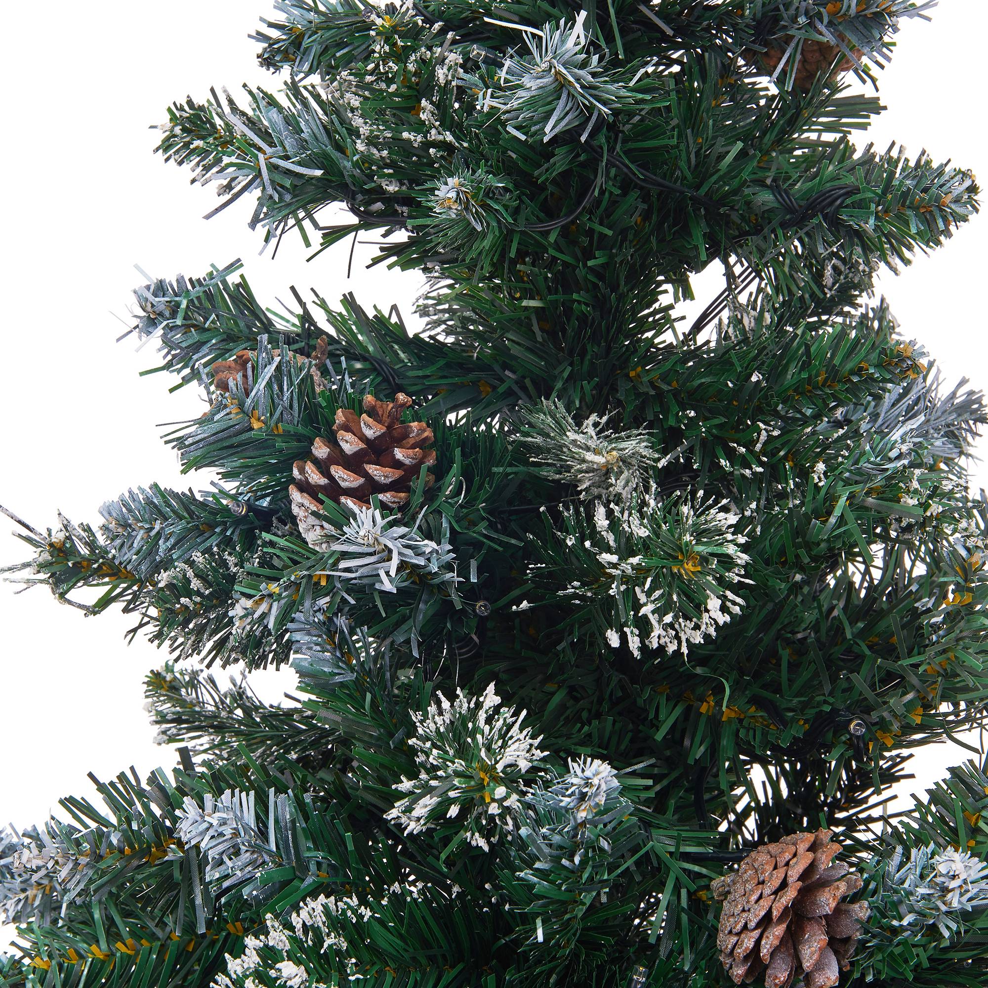 Beliani - Sapin de Noël PVC Vert foncé PALOMAR - 85x85x120- Beliani - Image 4