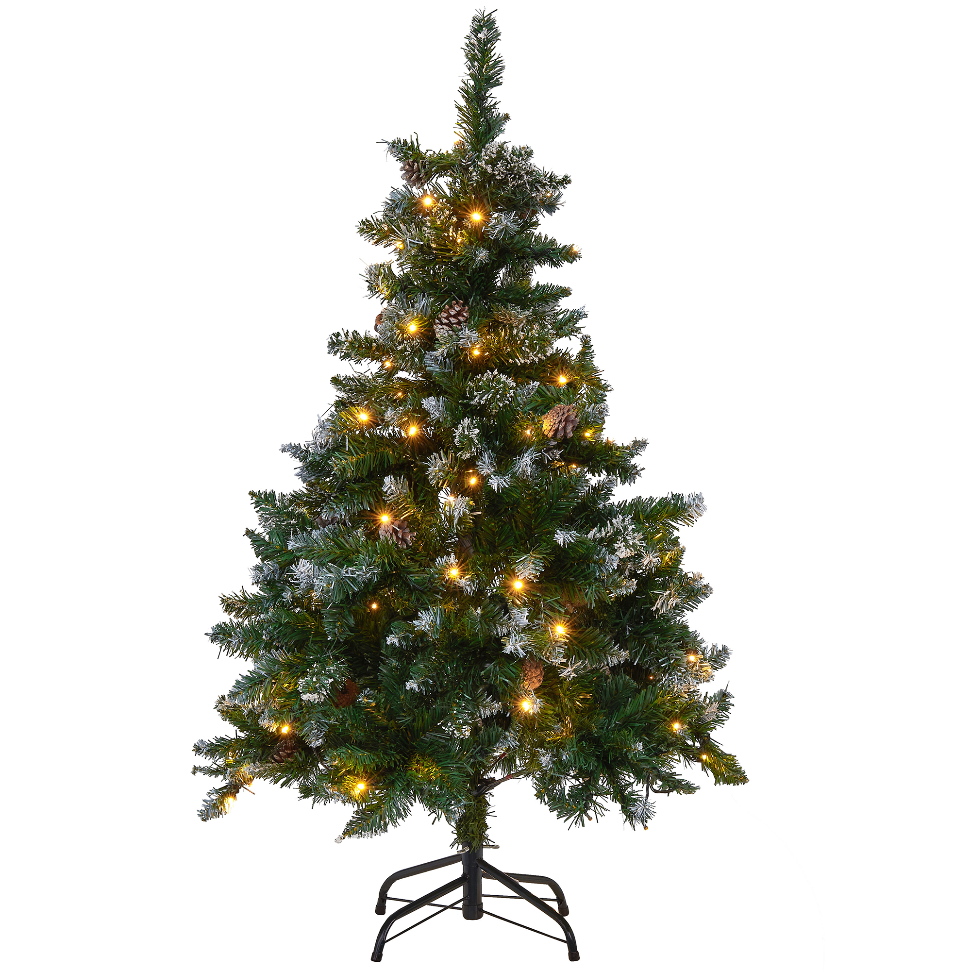 Beliani - Sapin de Noël PVC Vert foncé PALOMAR - 85x85x120- Beliani - Image 2