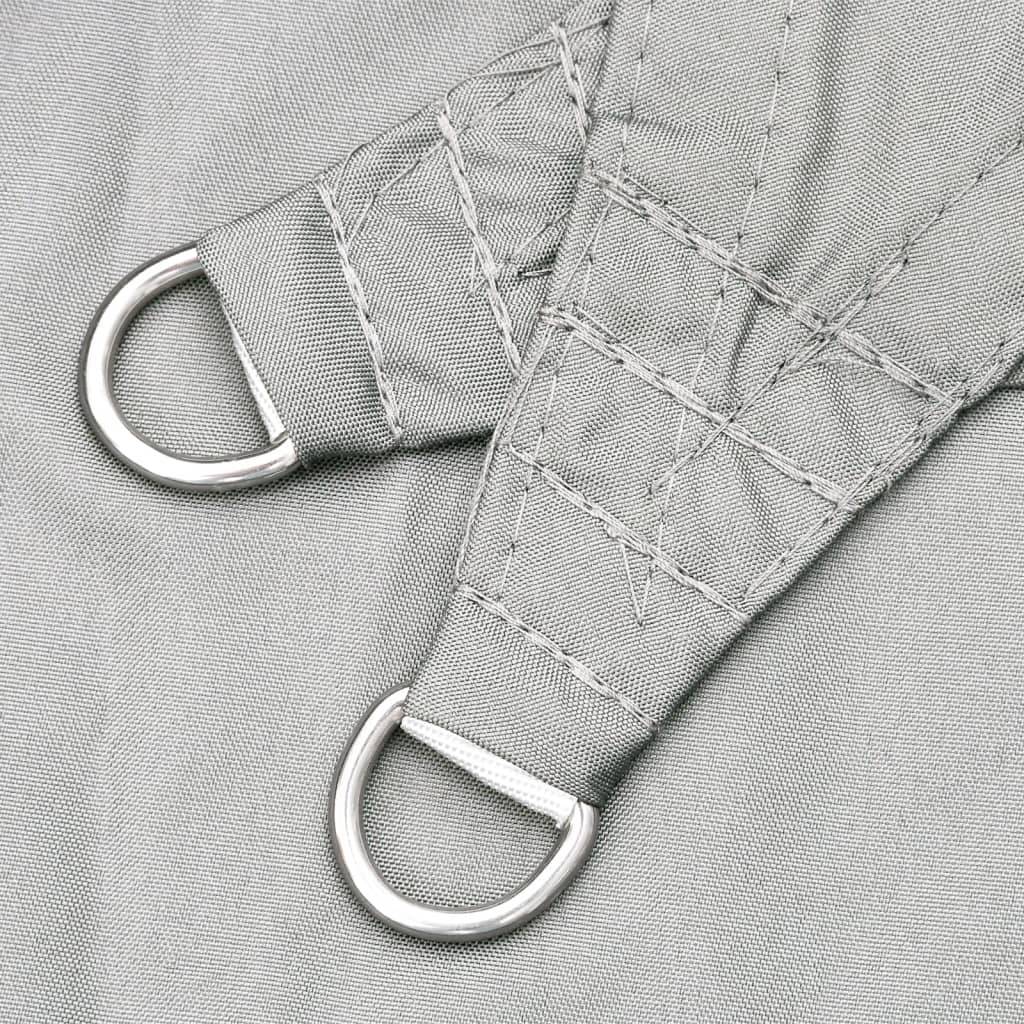 Voile d'ombrage polyester oxford gris clair 3 x 2,5 m - PANGIVO - Image 5