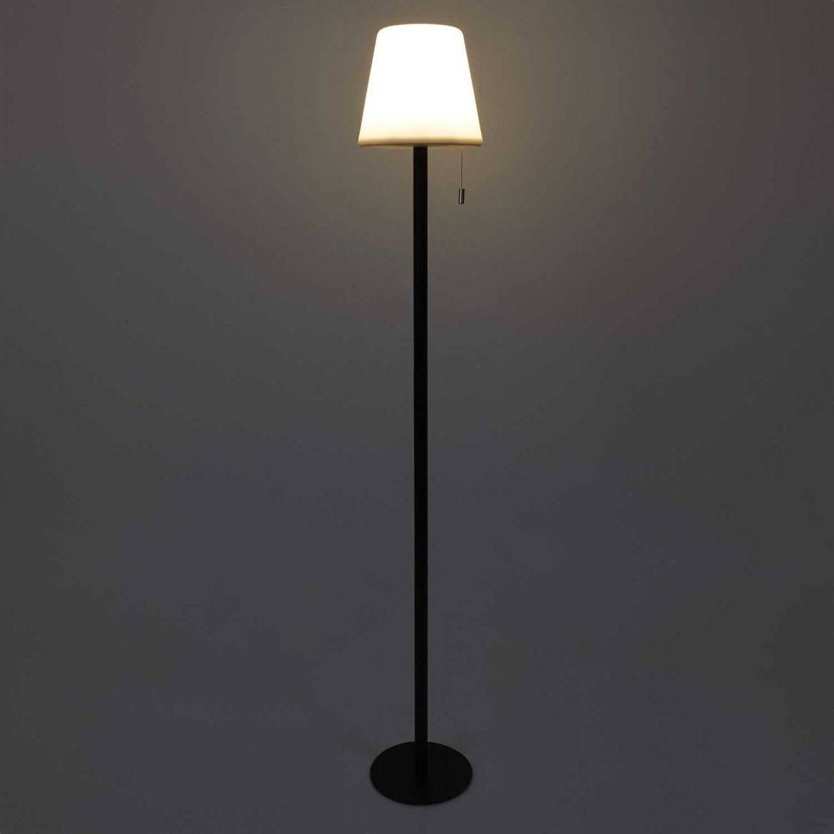 The Home Deco Factory - Lampadaire à LED Intérieur & Extérieur "RGB" 160cm Blanc & Noir - Image 2