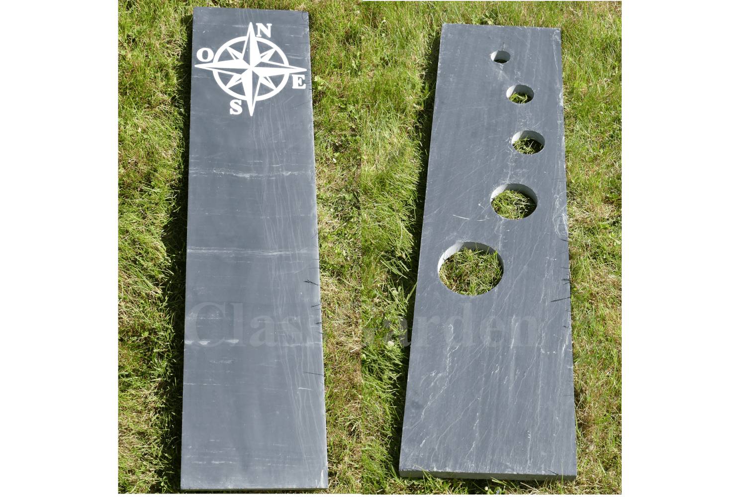 ClassGarden - TOTEM ARDOISE 120 cm - Pack de 2 totems au CHOIX - Image 1