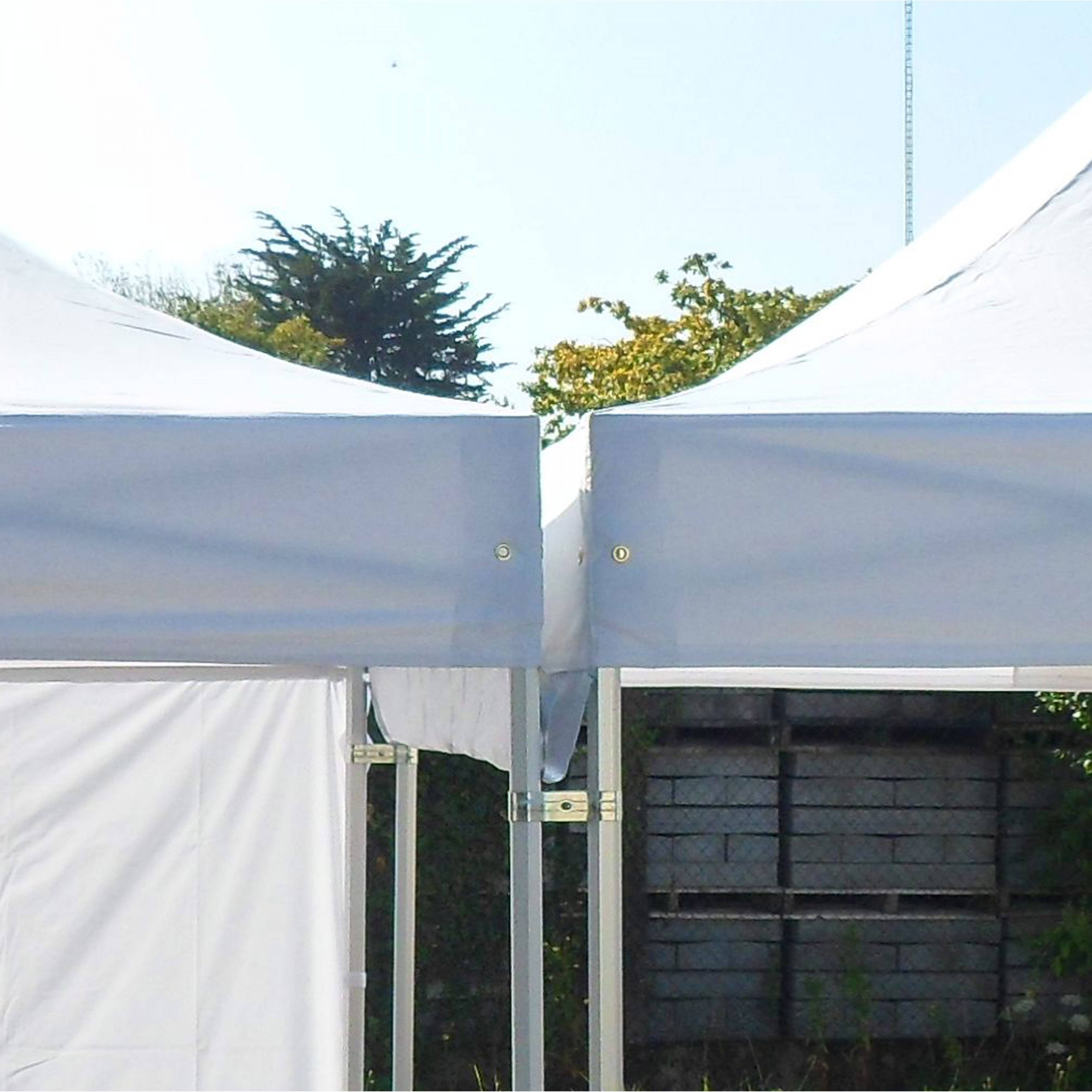 Oviala - Gouttière pour tentes pliantes 3m 300gr/m2 blanc  - Oviala - Image 1