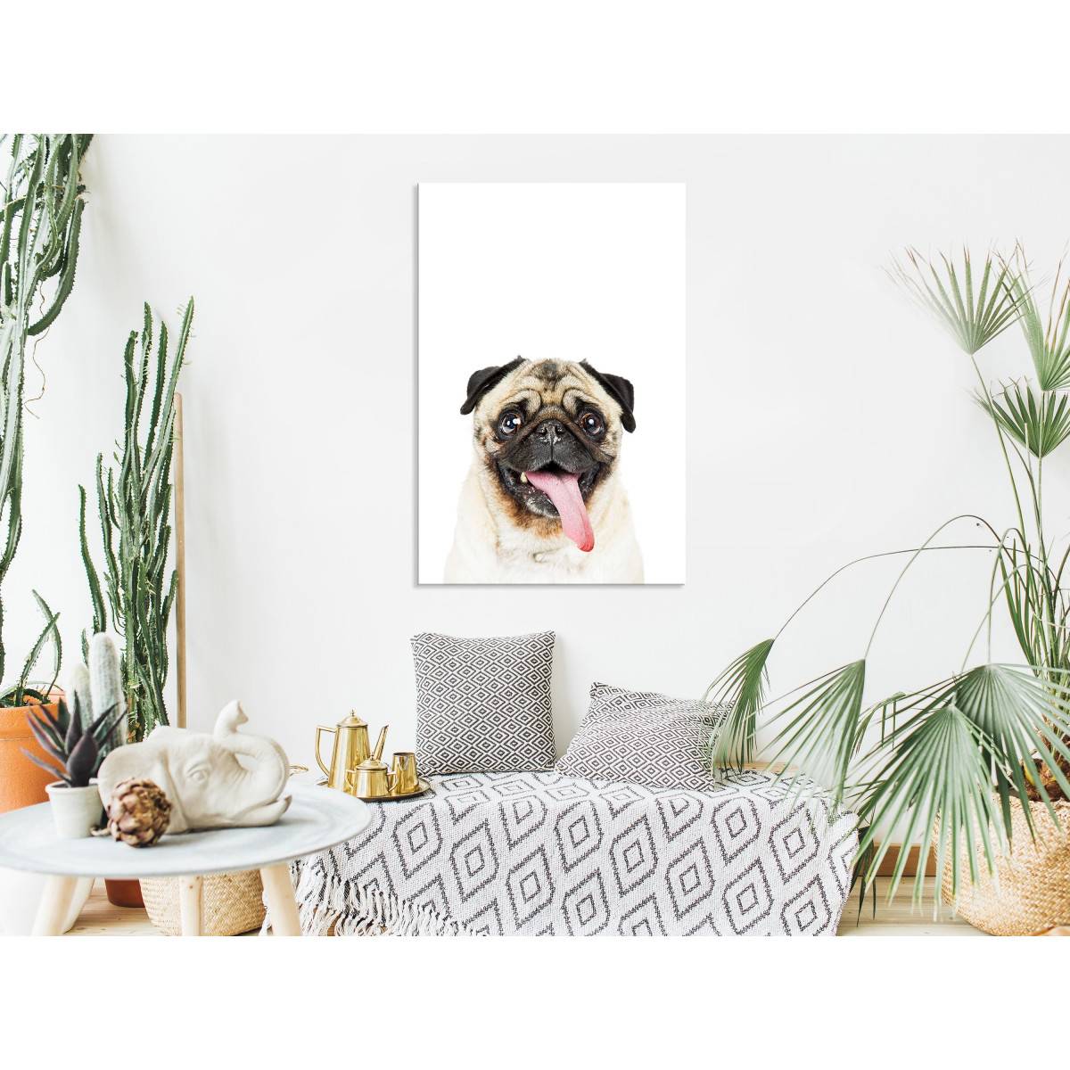 Tableau Imprimé "Pug" 40 x 60 cm - Image 2