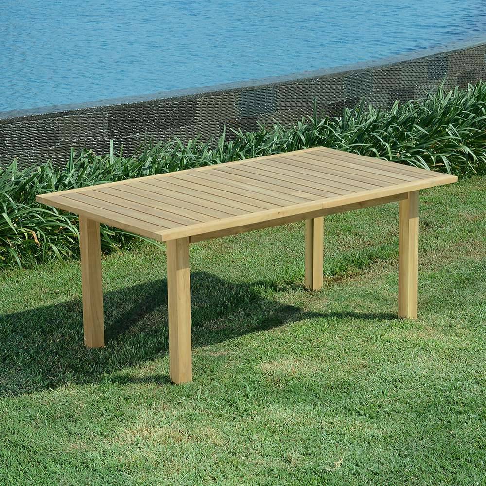 Table extensible teck massif Constantine 174/234 x100 cm - TECK'Attitude - Image 5