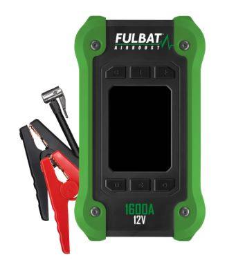 Booster de démarrage Airboost 12V 1600A 150 PSI – FULBAT – Compresseur 4-en-1 – 750595