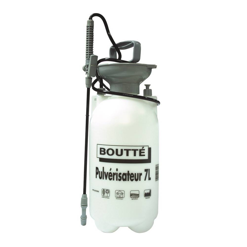 Pulvérisateur 7 litres modèle éco, avec joints type viton anti-acides Boutté