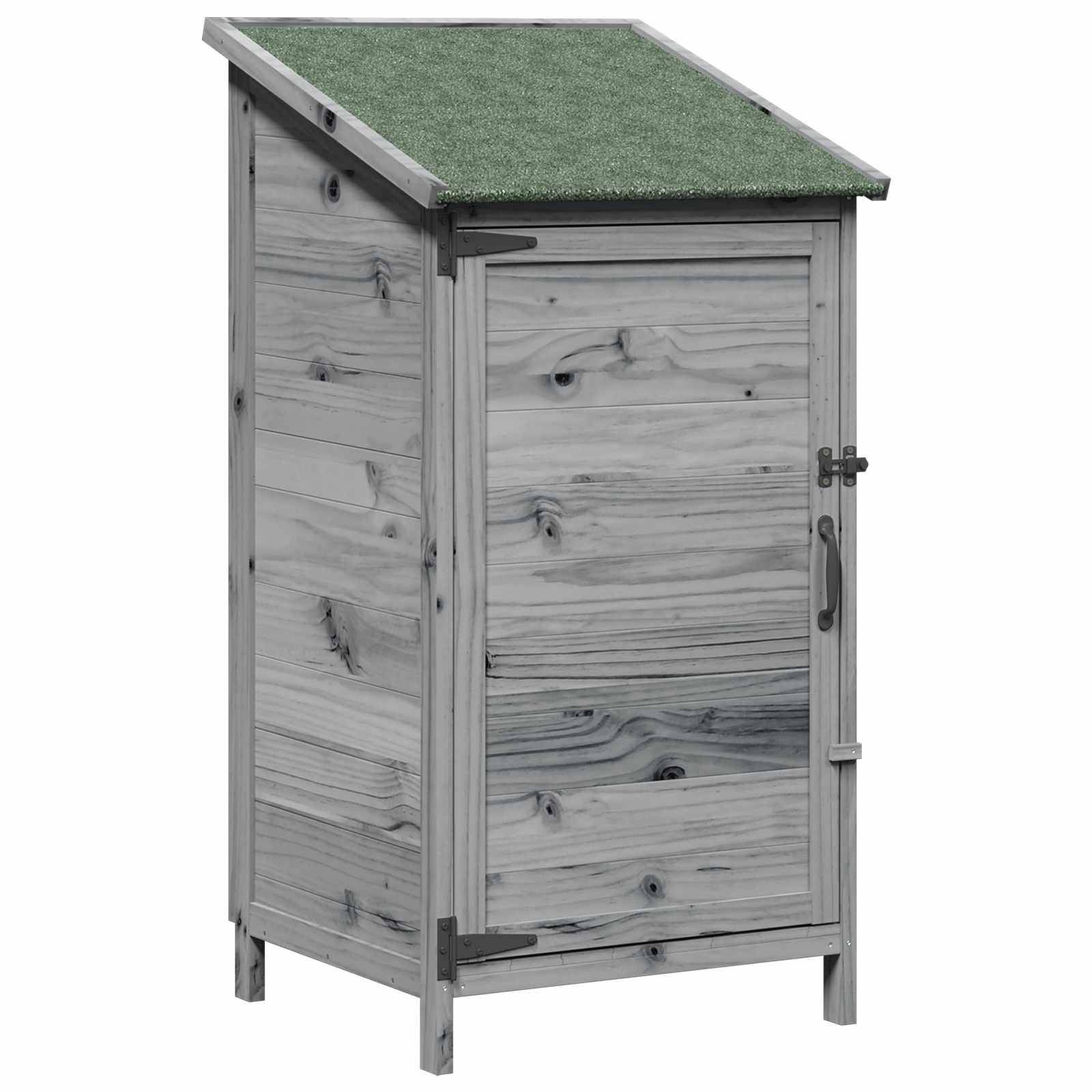 Vidaxl - Abri de jardin Gris 59 x 56 x 113,5 cm Bois d'ingénierie vidaXL 42033438 - Image 2