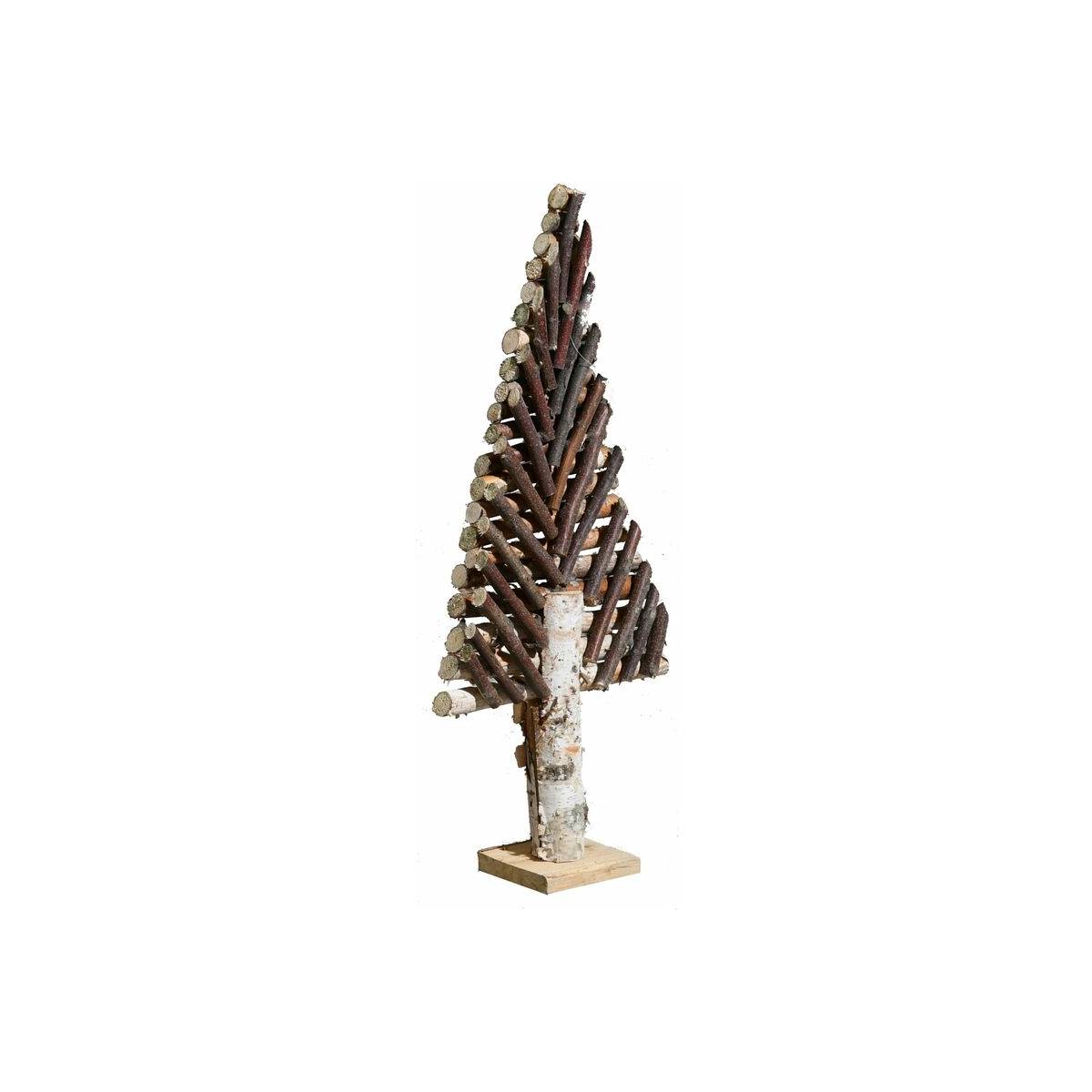 Aubry Gaspard - Sapin décoratif en bouleau motif chevron Petit modèle - Image 1