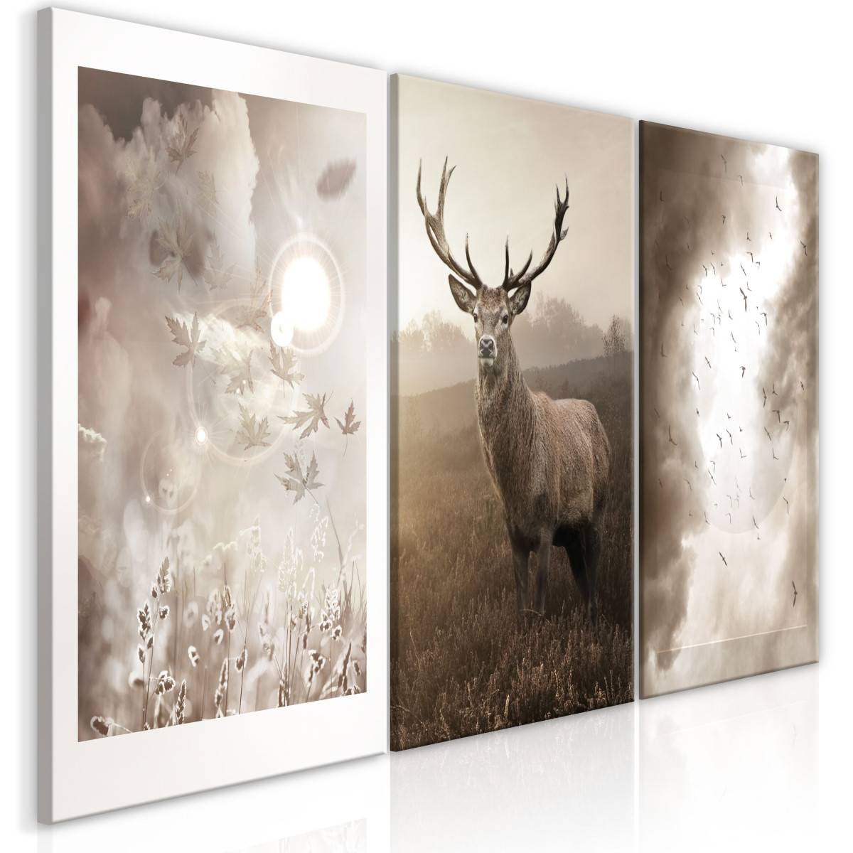 Tableau Imprimé "Autumn Evenings 3 Panneaux" 60x120cm - Image 1
