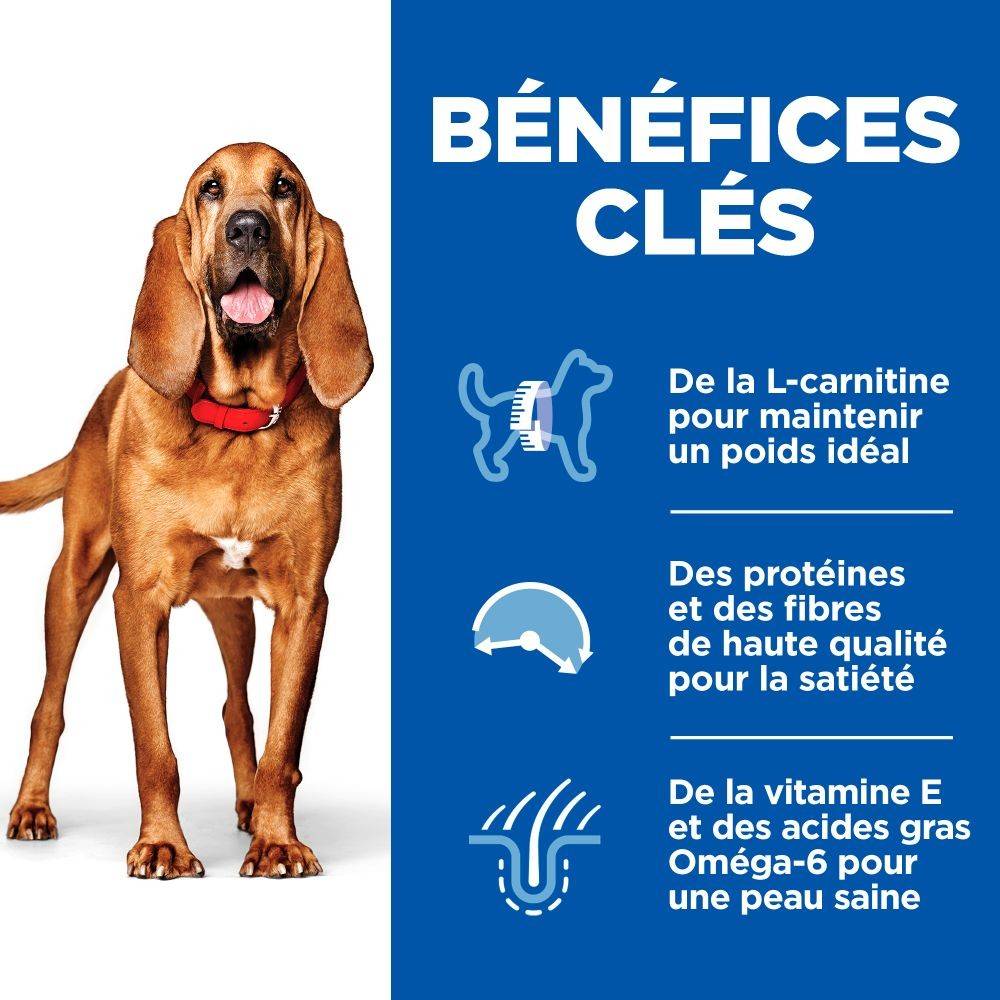 CROQUETTES CHIEN SCIENCE PLAN ADULT MATURE 7+ LIGHT POULET - HILL'S 7 kg - Image 3
