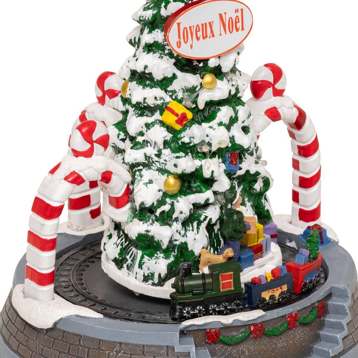 Village lumineux sapin train 17 LED musical  FEERIC LIGHTS & CHRISTMAS - Image 2