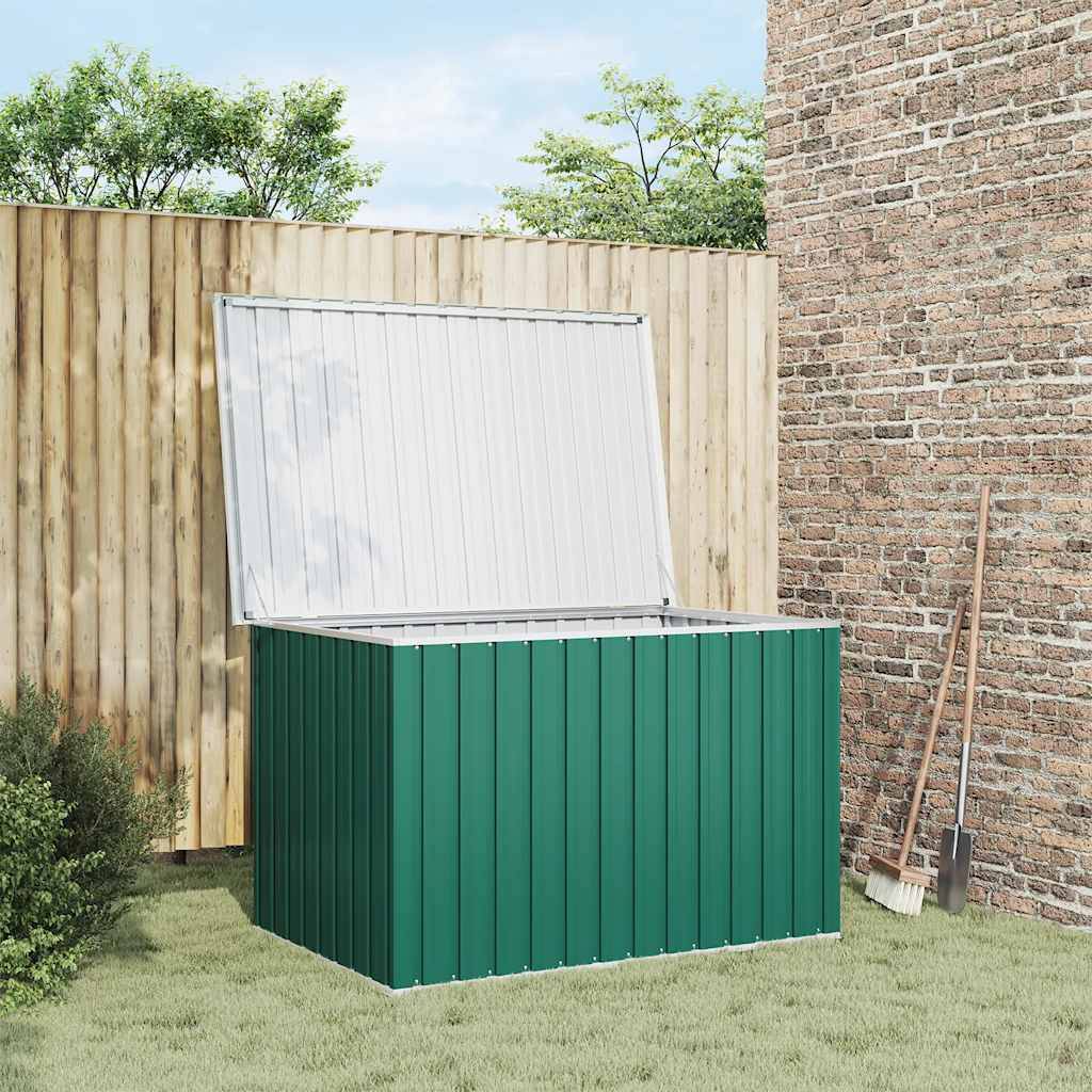 ComfortXL - Très Grande Boîte de Rangement Jardin en Acier Galvanisé XXL pour Extérieur Vert 149x99x93 cm – ComfortXL Outdoor Living