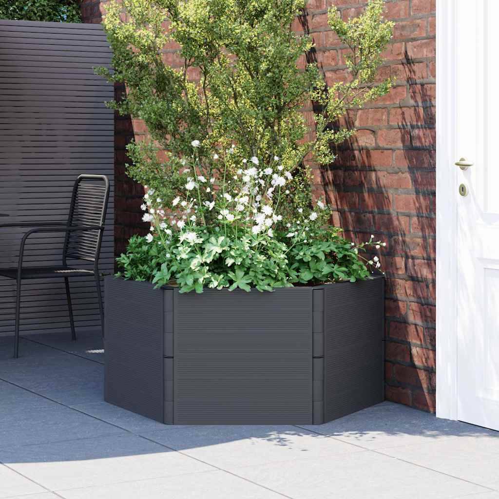 ComfortXL - Carré potager modulable PP multifonction pour jardin Anthracite – ComfortXL Outdoor Living - Image 1