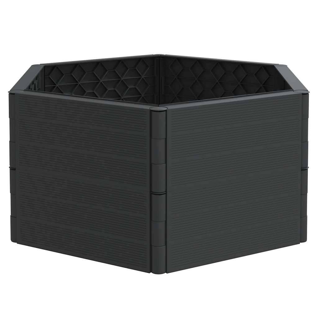 ComfortXL - Carré potager modulable PP multifonction pour jardin Anthracite – ComfortXL Outdoor Living - Image 2