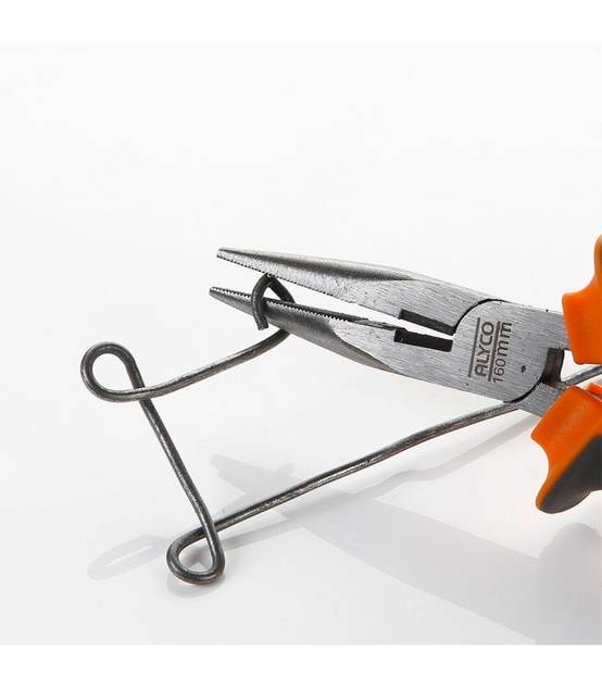 Pince Pour Demi-Rondes Avec Tranchant 200 Mm Alyco Orange 170535 - Image 5