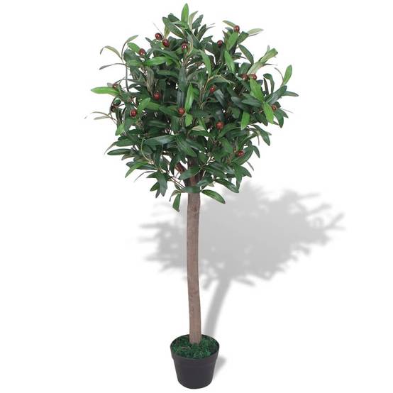 Laurier artificiel bois et plastique vert 16 x 16 x 120 cm - PANGIVO - Image 1