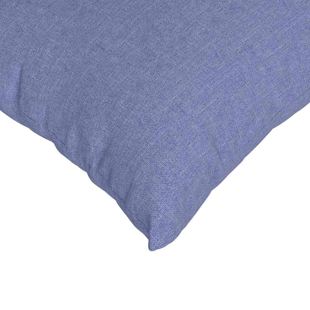 ComfortXL - Set de 2 Coussins Carrés Tissu Doux pour Canapé Confortables Housses Amovibles pour Salon Bleu 80x80 cm – ComfortXL Outdoor Living - Image 7